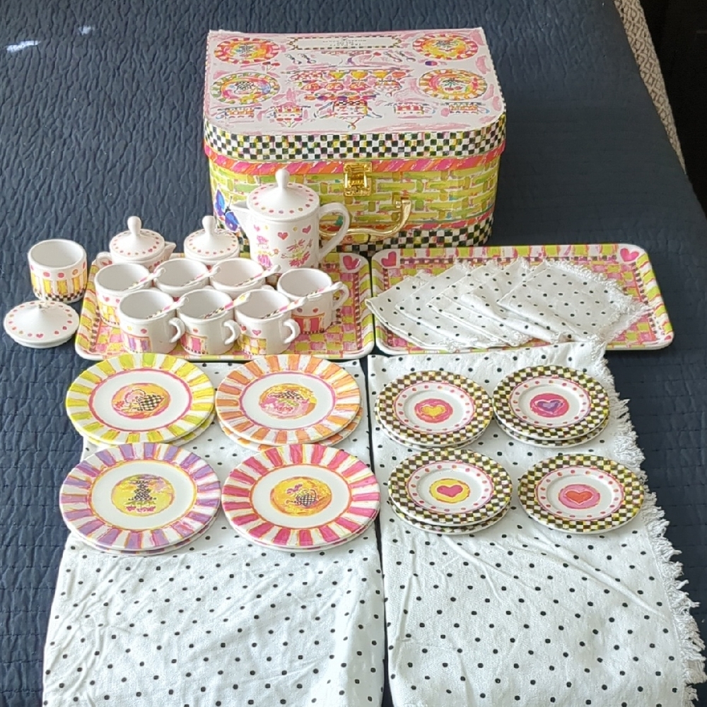 Mackenzie-Childs Tea Party Tea Set